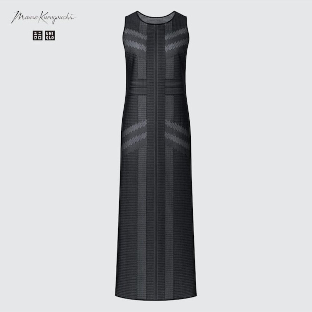Uniqlo x Mame Kurogouchi mesh maxi dress